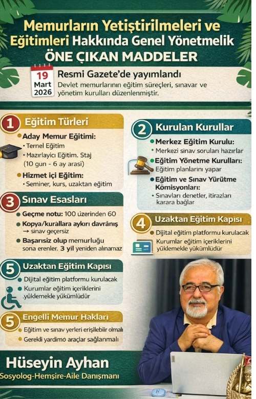 Memurların Yetiştirilmeleri ve Eğitimleri Hakkında Genel Yönetmelik Neden Bahsediyor?