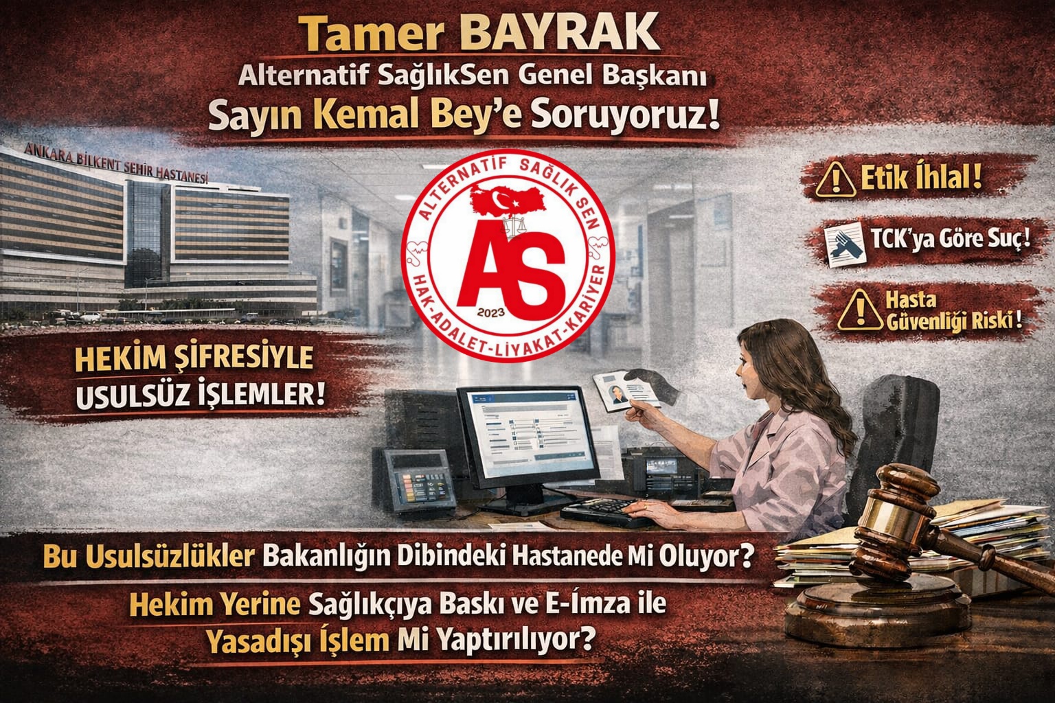 Sağlık Bakanı,Prf Dr.Kemal Bey'e Çağrımız 