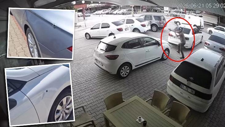 Adana'da oto galericiler sitesine kurşun yağmuru! Çok sayıda araç zarar gördü