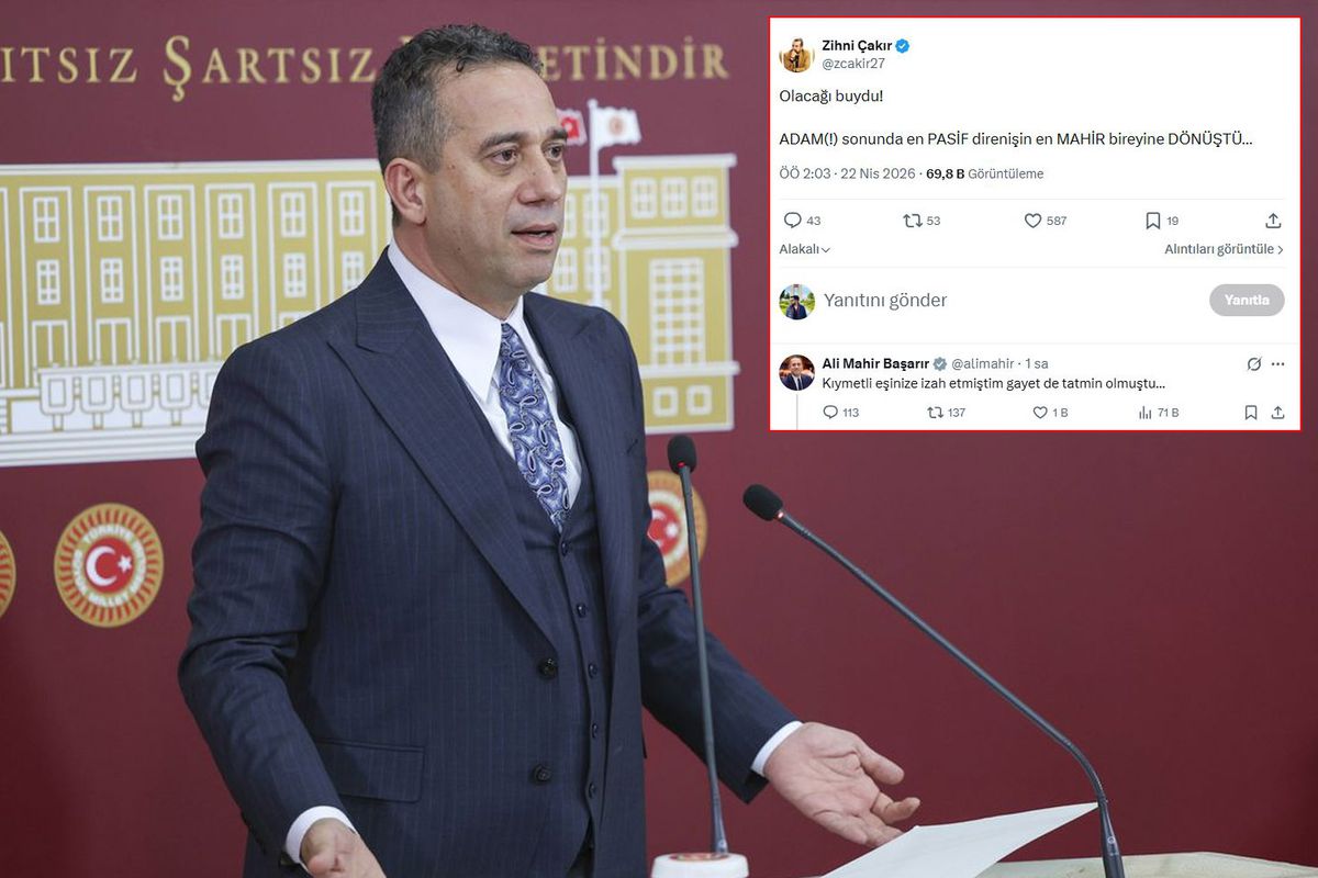 Ali Mahir Başarır ile Zihni Çakır arasında rezil diyalog