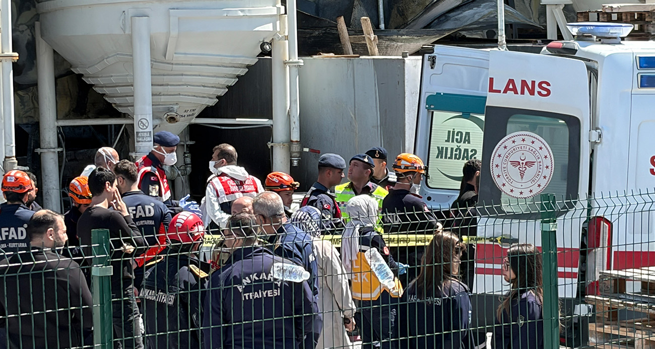 Ankara’da boya fabrikasında çıkan yangında 1 işçi hayatını kaybetti