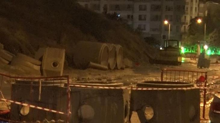 Ankara'da gece saatlerinde şiddetli yağmur! Binaları su bastı