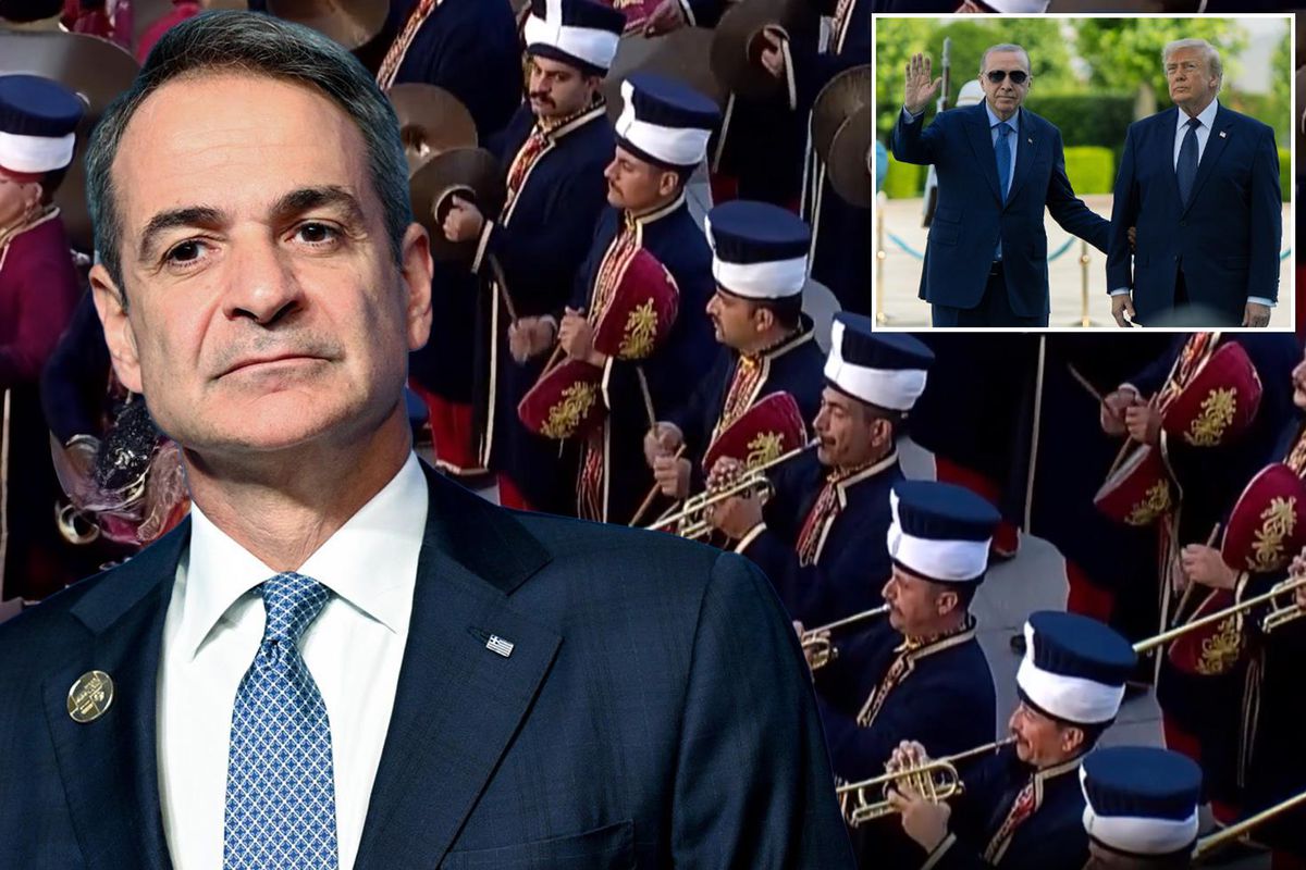 Bu görüntüler Yunanistan'ı fena tutuşturdu: Trump sultana boyun eğdi
