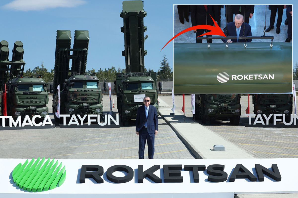 Cumhurbaşkanı Erdoğan'dan Tayfun Blok-4 füzesini imza