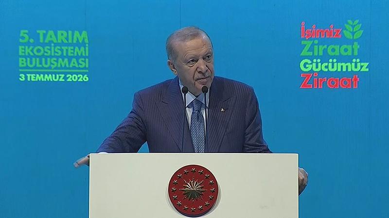 Cumhurbaşkanı Erdoğan: Kadın ve genç çiftçi kredisi limitini 5 milyon liraya çıkarıyoruz