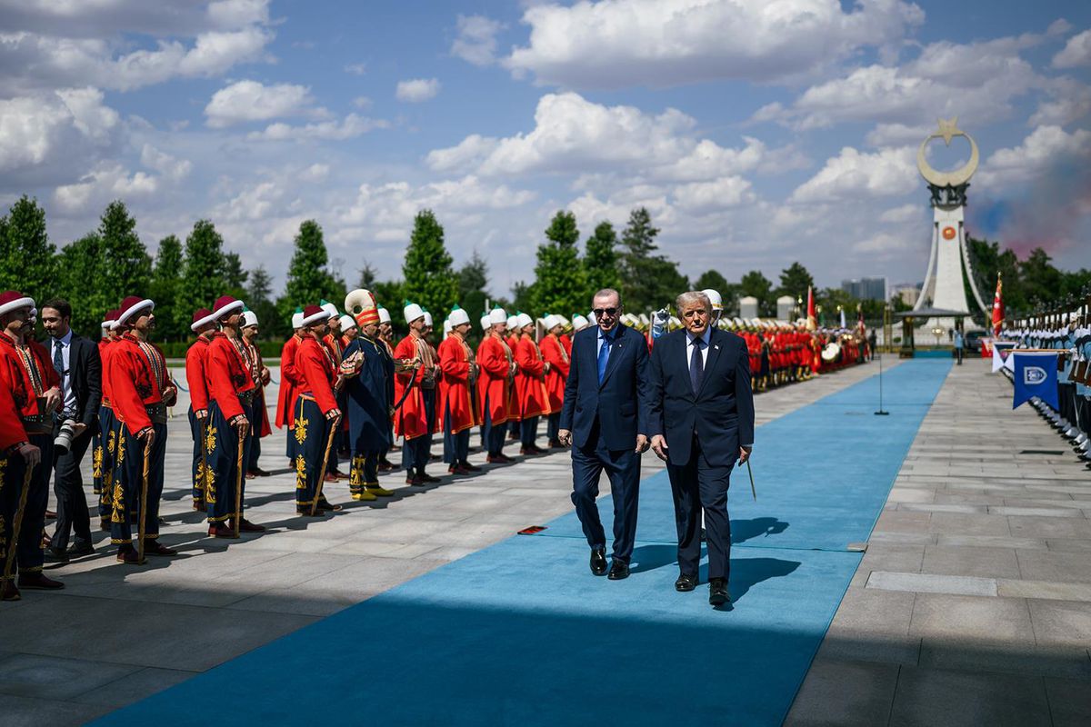 Erdoğan, Trump'ı A+ tipi törenle karşıladı