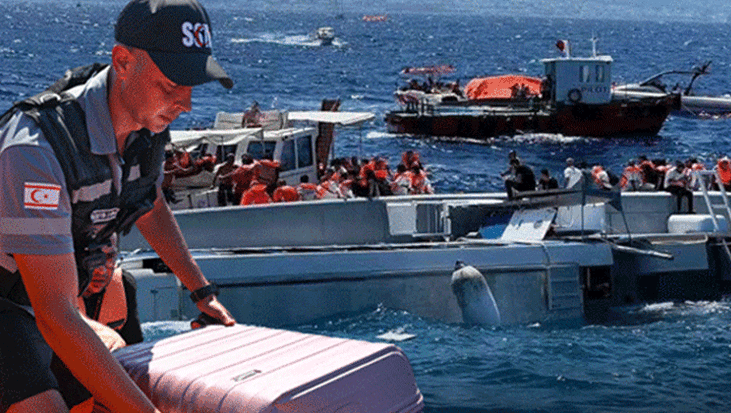 Girne'de batan yolcu gemisinde skandal! Kaptanların konuşması ortaya çıktı