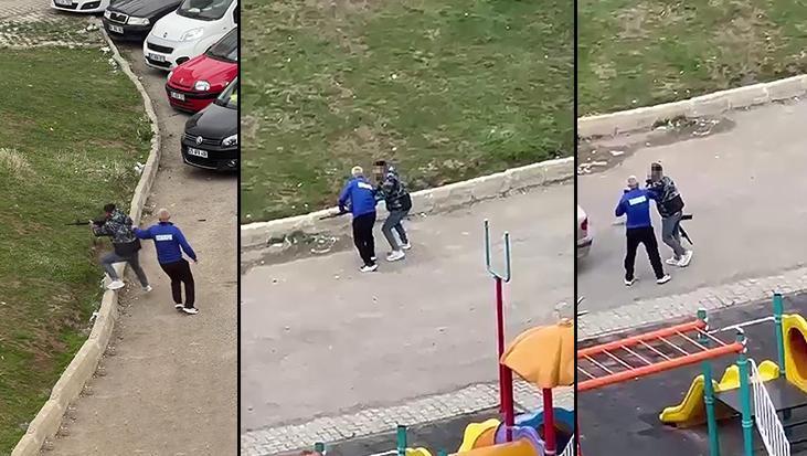 Instagram krizi! Boşanma aşamasındaki eşine öfkelendi, pompalıyla dehşet saçtı