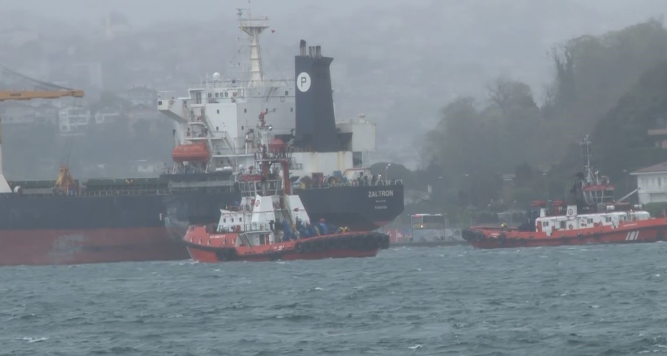 İstanbul Boğazı’nda arıza yapan gemi kurtarıldı