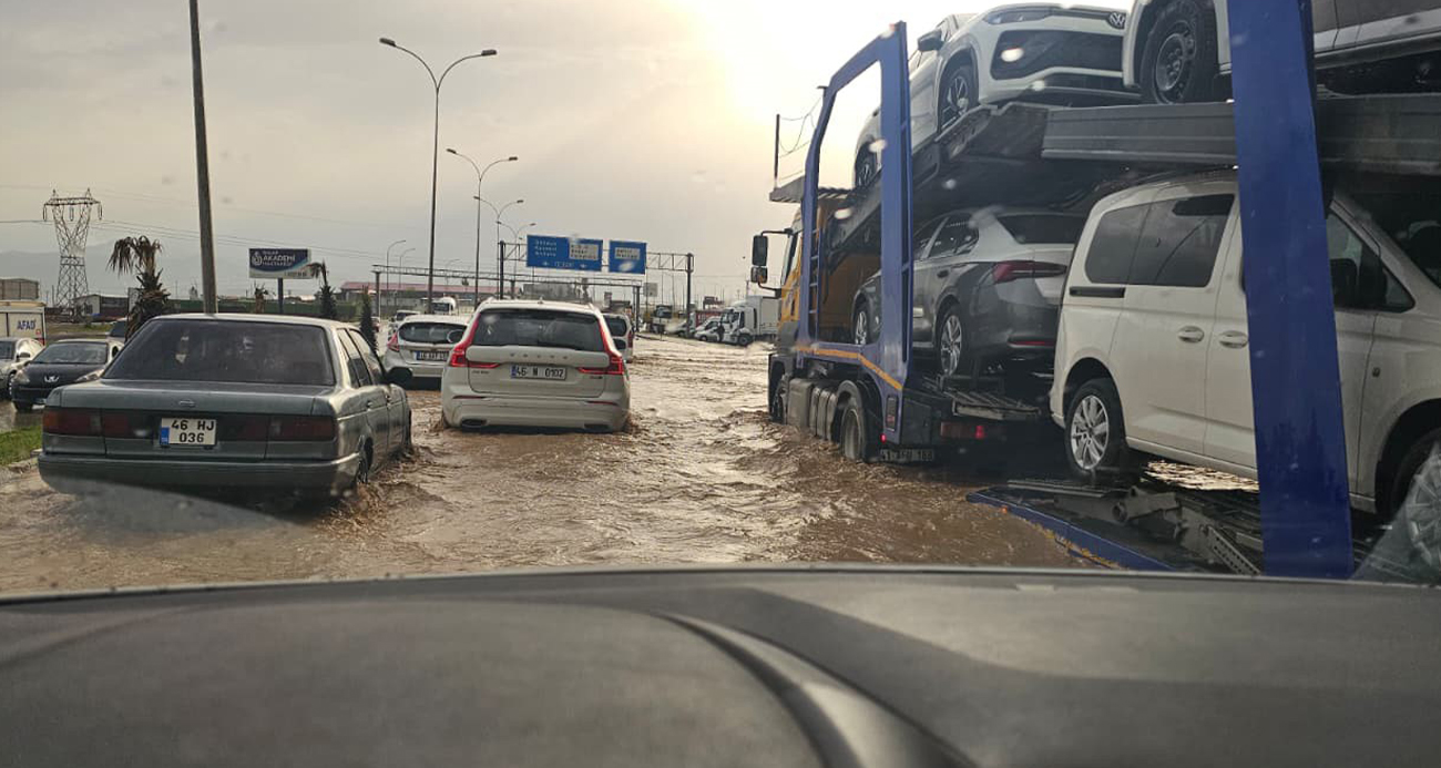 Kahramanmaraş’ta sağanak etkili oldu