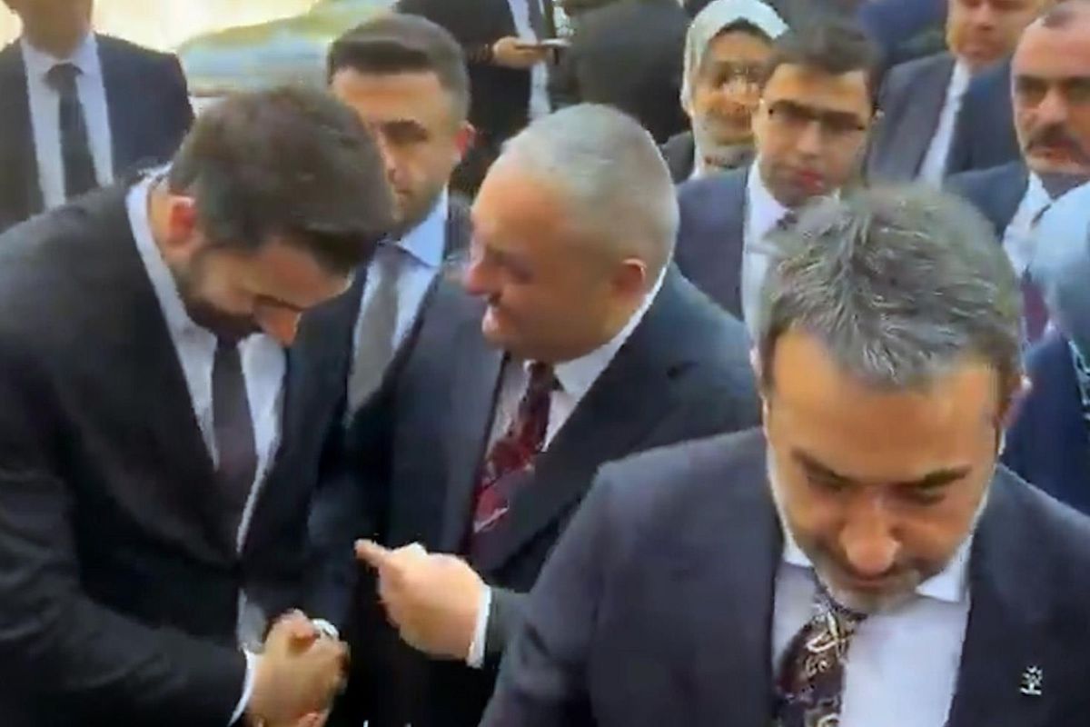 Rasim Arı ve Mesut Özarslan, AK Parti Genel Merkezi’nde