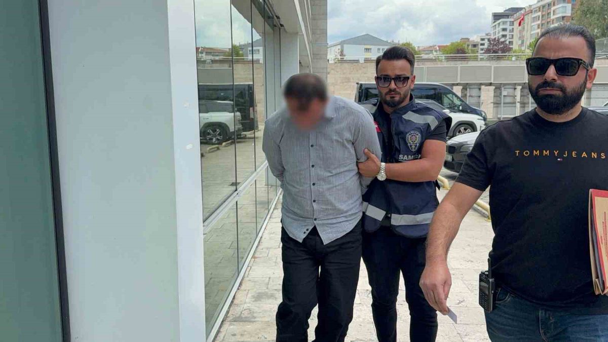 Semt pazarında genç kadına elle tacize gözaltı