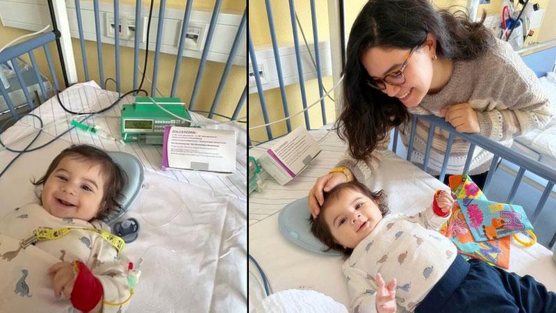 SMA'lı Teoman bebek ilacına kavuştu