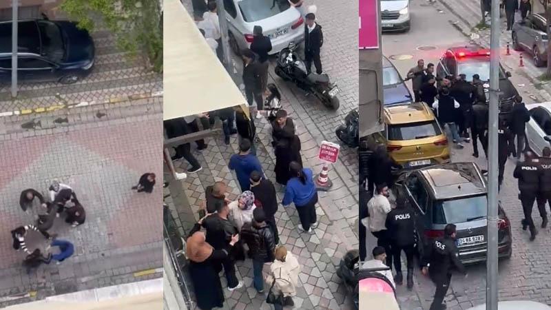 Sultangazi'de 2 grup arasındaki kavgaya aileler de dahil oldu; polis biber gazıyla müdahale etti