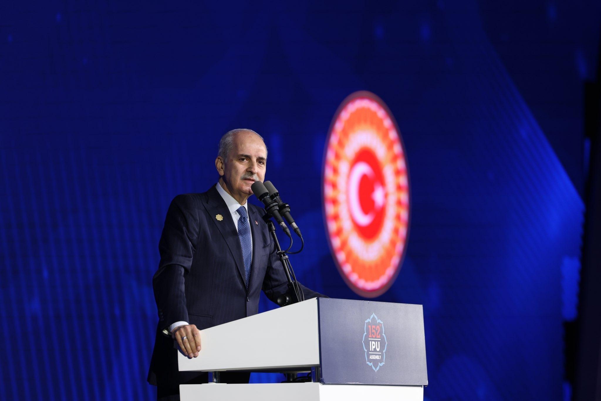 TBMM Başkanı Kurtulmuş, PAB Yönlendirme Komitesi toplantısına katıldı