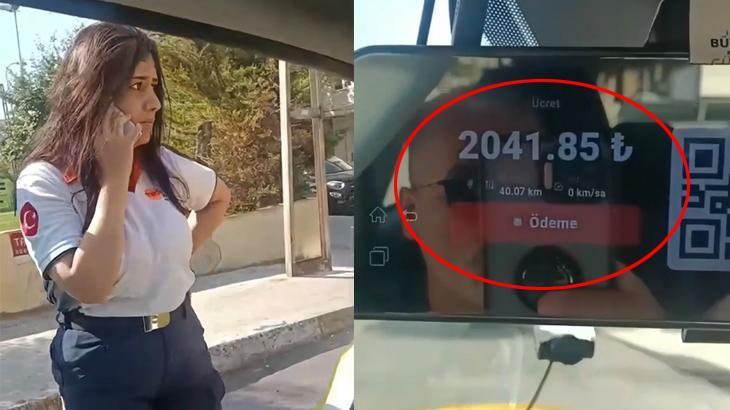 Uygulamada başka, taksimetrede başka fiyat! İstanbul'da ortalığı karıştıran yolculuk